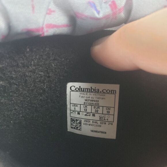 Columbia Snow Winter boot pac BY1325-033 Youth Size 1 Waterproof Liners  Pull On - Picture 7 of 8